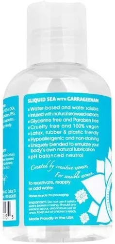 Miniatura 2 de Sliquid Lubricante de carragenina marina 4.2oz