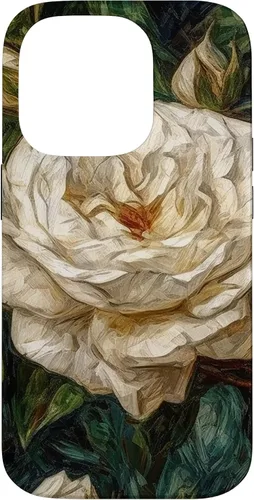 Miniatura 16 de Funda para iPhone 13 Van Gogh Art White Flower White Roses