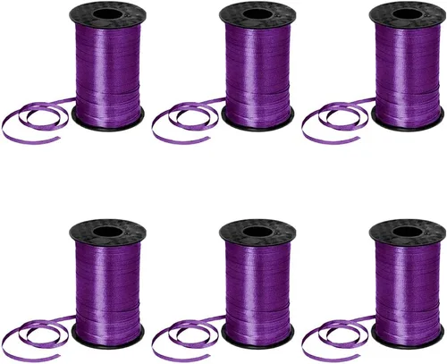 Miniatura 11 de PMU Tira de cinta rizadora negra de 500 yardas x 3/16 pulgadas para envolver regalos, decoración de cumpleaños, celebraciones, fiestas, accesorios