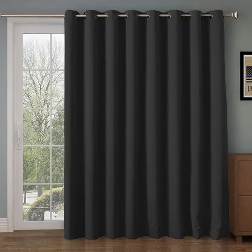 Miniatura 18 de Rose Home Fashion Cortinas opacas para puerta corrediza, oscurecimiento de la habitación, cortinas con aislamiento térmico para sala de estar