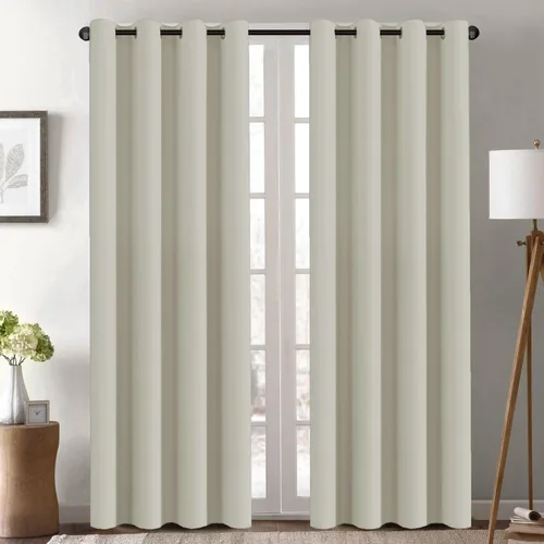 Miniatura 56 de H.VERSAILTEX - Cortinas blackout con aislamiento térmico y ojales en la parte superior, para patios, puertas correderas y división de habitaciones