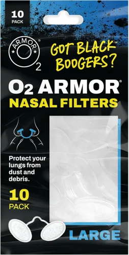 Miniatura 24 de O2 Armor Filtros de nariz para soldadores y alergias - Filtro de nariz para polvo - Filtros nasales para soldadura - Máscara de polvo de nariz