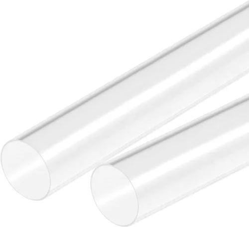 Miniatura 11 de MECCANIXITY Tubo acrílico transparente rígido redondo 18 mm (0.7 ") ID 20 mm (0.8 ") OD 18" para lámparas y linternas, sistema de refrigeración por