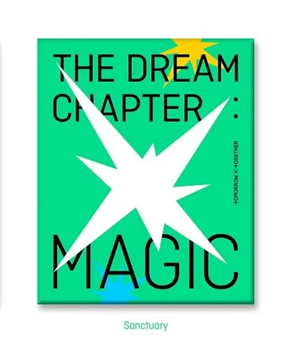 K-POP MAÑANA X JUNTOS TXT EL CAPÍTULO DEL SUEÑO: MAGIC Sanctuary Ver. 100p Photobook+2p Photocard+Estudiante ID Pad+8ea Paquete de Pegatinas+Visor