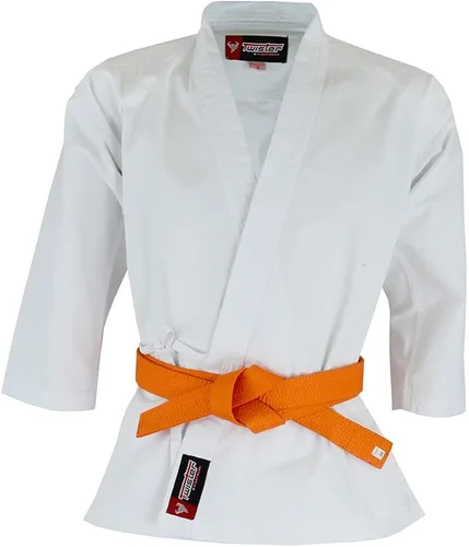 Miniatura 3 de TWISTER FIGHT WEAR Professional Double Stitch Strong Quality Training Student Karate Gi Middleweight 8oz