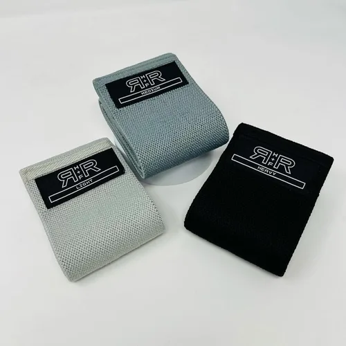 Miniatura 6 de Fundas Protectoras BADONKA para Bandas de Glúteos - Incluye 3 Bucles de Resistencia Opcionales de Tela o Látex - 3 Niveles de Resistencia - Bandas
