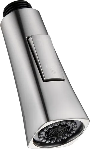 APLusee Cabezal pulverizador de grifo de cocina, 2 modos de repuesto de boquilla de cabezal rociador, níquel cepillado