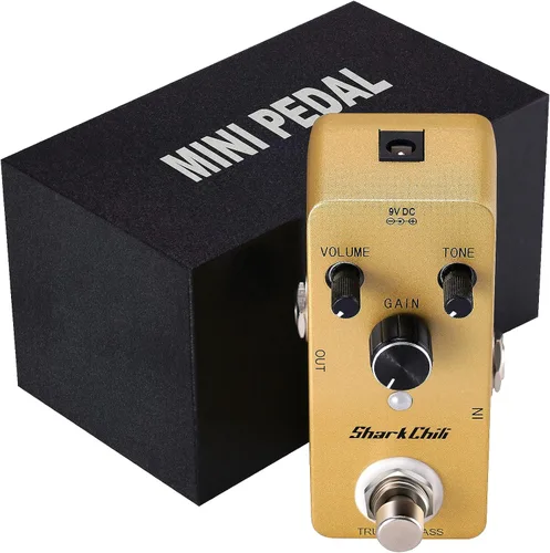 Miniatura 6 de SharkChili Fuzz Single Effect True Bypass para guitarra eléctrica Overdrive (sin fuente de alimentación)