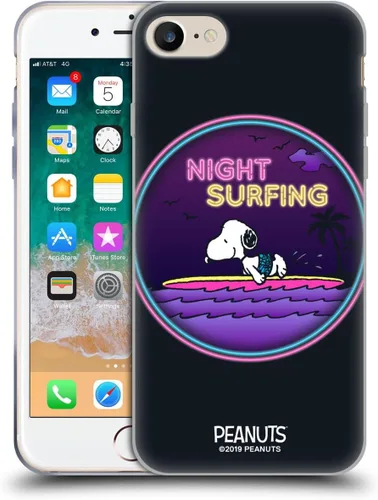 Miniatura 84 de Head Case Designs Peanuts Tropical Surf Snoopy Aloha Disco Gel Funda con licencia oficial [protección de grado militar] compatible con Apple iPhone