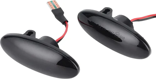 Tbest Accesorios para Juke, luces direccionales laterales Versa, 2 piezas de repuesto de luz de estacionamiento lateral de automóvil, luz de