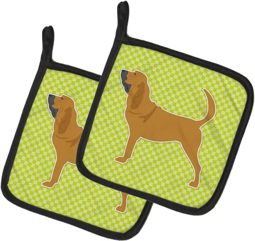Miniatura 436 de Caroline's Treasures BB3567PTHD - Juego de soportes para ollas de cocina resistentes al calor, almohadillas calientes para cocinar, hornear, Copo