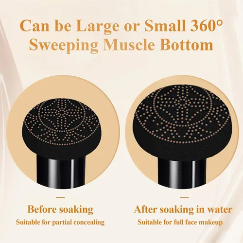 Miniatura 8 de Air Cushion CC Cream – Base de maquillaje de larga duración para maquillaje facial, corrector autoajustable de cobertura completa hidratante para un