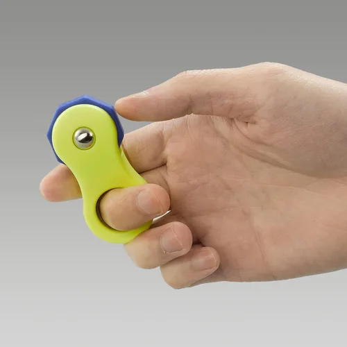 Miniatura 8 de Yolscue Juguete para ansiedad, juguete giratorio para adultos y niños, regalos adecuados para niños con autismo y TDAH, juguete silencioso de Negro