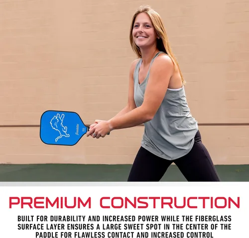 Miniatura 5 de Franklin Sports NFL Pro Pickleball Paddle – Pala de Pickleball Pro de Serie Signature de 13 mm con Superficie MaxGrit - Equipo NFL Oficial