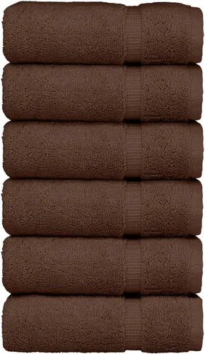 Miniatura 67 de Luxury Hotel & Spa Collection - Toalla ecológica de 100% algodón turco de 27 x 54 pulgadas (27 x 54 onzas), de secado rápido, para baño, borde