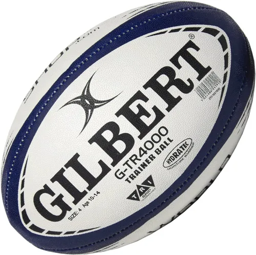 Miniatura 15 de World Rugby Shop X Gilbert G-TR4000 - Pelota de rugby para adultos y jóvenes, tallas 3, 4 y 5, cosida a mano, construcción de 3 capas