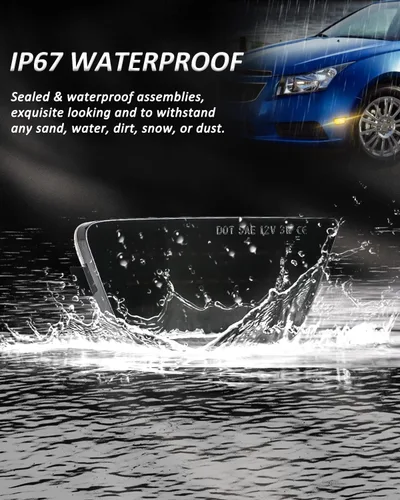 Miniatura 5 de Bestview Conjunto de Luces LED de Marcador Lateral, Luces de Señal de Parqueo del Parachoques Delantero Compatibles para Chevy Cruze 2011 2012 2013