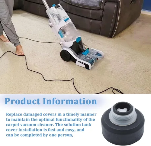 Miniatura 7 de 440012803 Tapa del tanque de solución para Hoover PowerDash Pet, SmartWash y FloorMate Jet, Reemplazo para piezas de limpiador de alfombras Hoover 1