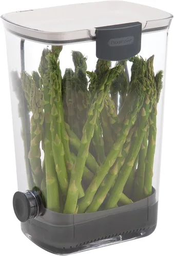 ProKeeper Herb Keeper - Blanco, con tapón de drenaje de silicona extraíble, plástico sin BPA