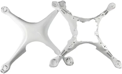 Miniatura 5 de [Piezas de dron] Reemplazo para DJI Phantom 4 Cuerpo Shell/Patas de engranaje de aterrizaje Cubierta inferior superior para piezas de reparación