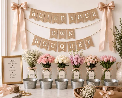 Miniatura 6 de Kit de pancartas personalizadas, 97 banderas de arpillera, letras y números preimpresos blancos, cuerda y aguja de 120 pies, pancarta personalizada
