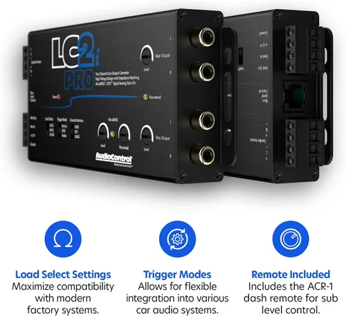 Miniatura 2 de AudioControl LC2i PRO - Convertidor de salida de línea de 2 canales con sensor de señal GTO y AccuBASS