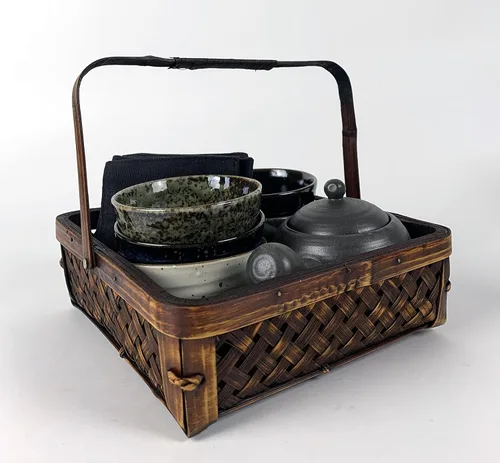 Miniatura 3 de JapanBargain 4701, juego de té japonés de porcelana para adultos, té chino asiático oriental estilo china, flor de cerezo, hecho en Japón (Sakura)