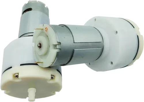 Miniatura 7 de 1 unidad 12V 15LPM gran flujo alta presión mini 555 vacío bomba de aire presión negativa succión diafragma bomba DIY Packer Inflador