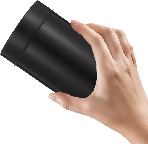 Miniatura 7 de Hemoton Recipiente hermético para té con tapas dobles de hojalata de 4.72 x 2.95 pulgadas, tarro de almacenamiento para té suelto, granos de café