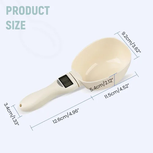 Miniatura 2 de Cuchara medidora digital, escala de medición de alimentos 2024 con pantalla LCD, cuchara de medición digital de alta precisión de 28.22 oz/0.04 oz