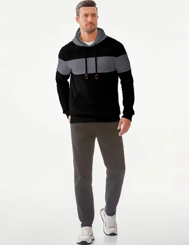 Miniatura 6 de Pantalones cortos cargo para hombre, cintura elástica, cordón elástico, pantalones cortos de golf al aire libre con 6 bolsillos