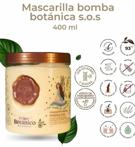Miniatura 8 de RITUAL BOTANICO Kit 4 Crecimiento Acelerado y Ultra Reparador S.O.S: Champú de Cebolla, Mascarilla para el Cabello, Acondicionador Intensivo PLEX