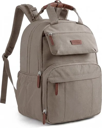 Miniatura 10 de Mommore Mochila para pañales, bolsa de pañales extra grande para 2 niños/gemelos con cambiador para viajes al aire libre, 1-negro, Grande