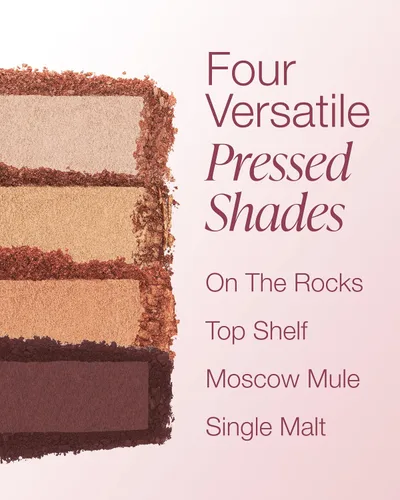Miniatura 4 de Mineral Fusion Paleta de sombras de ojos – Cuatro tonos de polvo prensado en acabado mate, satinado y brillante – Maquillaje de ojos natural