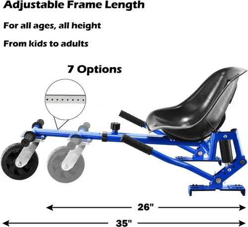 Miniatura 4 de Accesorio para asiento de aeropatineta, para adultos y niños, mejora la absorción de impactos, accesorios para transformar la aeropatineta