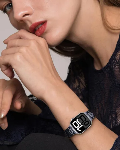 Miniatura 6 de Miimall Women Resin Bands for Apple Watch Series 10 9 8 7 6 5 4 3 2 1 Ultra SE Colorful Dressy Cute Classy Lightweight Comfort 38mm 40mm 41mm 42mm