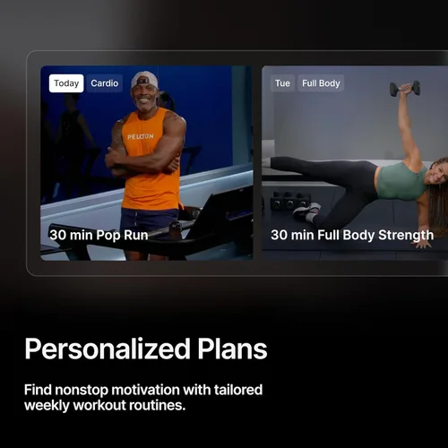 Miniatura 8 de Peloton Cross Training Tread, Treadmill for Running, Walking, and Hiking with Manual or Auto-Incline Options and Immersive 24” HD Touchscreen