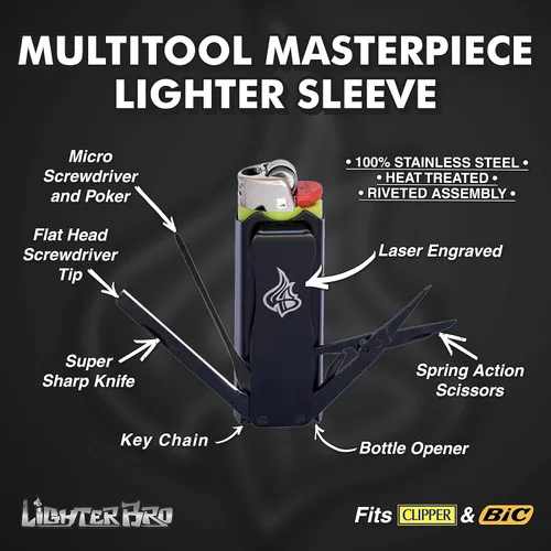 Miniatura 2 de LighterBro Funda para Encendedor de Acero Inoxidable