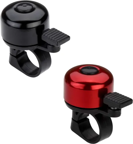 Miniatura 29 de Timbre de Bicicleta Timbre de Bicicleta Sonido Nítido para Adultos Niños Niños Niñas Rojo