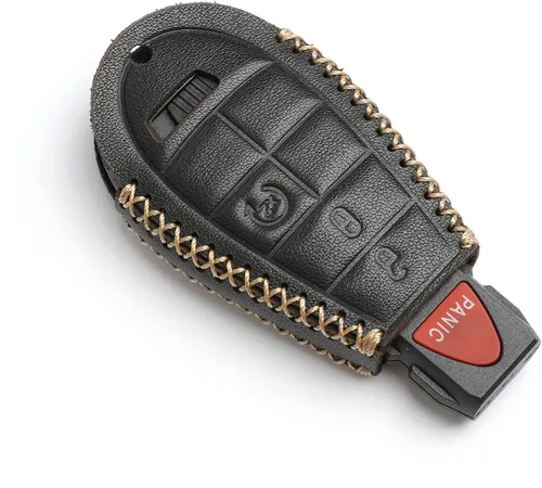 Miniatura 6 de de cuero para IYZ-C01C Chrysler 300 Town & Country Dodge Challenger Durango Grand Caravan Journey Magnum Ram 1500 2500 3500 Jeep Grand Cherokee 4