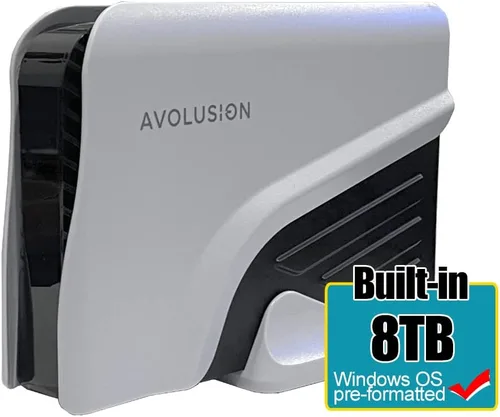 Miniatura 2 de Avolusion PRO-Z Series 8TB USB 3.0 Disco duro externo para PC de escritorio WindowsOS / portátil (blanco)