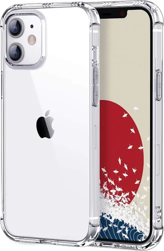 Miniatura 26 de ONES Funda transparente para iPhone 8 Plus/7 Plus, funda delgada de silicona TPU suave, funda protectora militar contra caídas para teléfono
