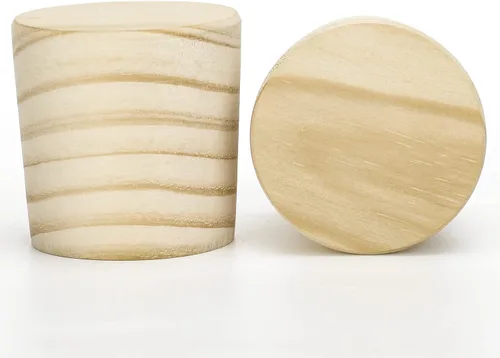 Weysat Tapón de tapón de corcho para barril de vino, 2 pulgadas, tapón de orificio para whisky, madera de roble, para manualidades de botellas de