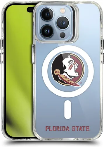 Miniatura 278 de Head Case Designs Funda de gel suave FSU Seminoles de la Universidad Estatal de Florida con licencia oficial compatible con Apple iPhone 13 Pro Max
