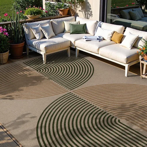 Miniatura 73 de Alfombra Moderna de Yute Fácil de Limpiar Arcoíris Lahome, 2x6 Alfombra de Pasillo Lavable para Cocina, Alfombras de Pasillo para Pasillos, Alfombra
