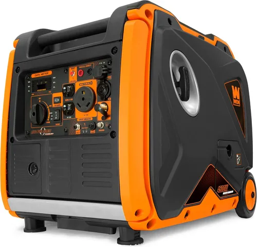 Miniatura 12 de WEN DF450i - Generador inversor portátil súper silencioso de 4500 vatios de combustible dual listo para autocaravanas con apagado de combustible