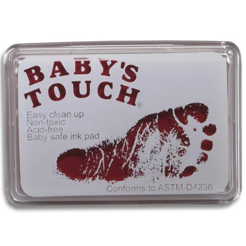Miniatura 4 de Almohadillas de tinta de impresión Baby's Touch, para pies y manos, seguro y reutilizable, Negro