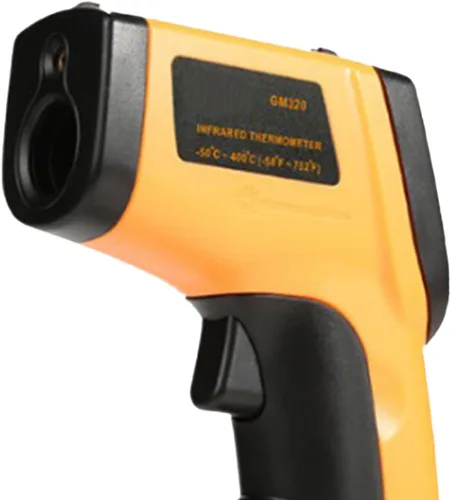 Miniatura 3 de Tyenaza Pistola de medición de temperatura, termómetro infrarrojo de mano de alta precisión de posicionamiento láser sin contacto para cocinar