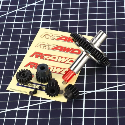 Miniatura 6 de RCAWD 57T Engranaje Espuela 0.8Mod Zapatilla Set 15t 17t Piñón Engranaje para Arrma 1/10 Granito Senton Big Rock 3s blx 550 Mega Kraton Outcast 4s