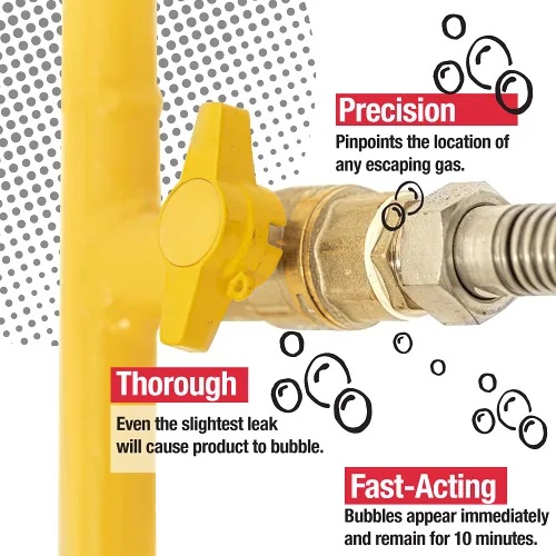 Miniatura 3 de Gasoila Spray detector de fugas de temperatura extrema, jarra de 1 galón, acción rápida, detección de fugas de larga duración, no tóxico